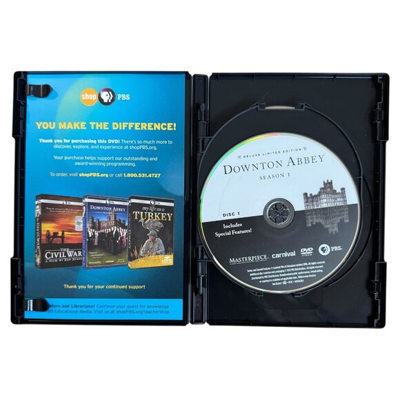 Downton Abbey Deluxe Limited Edition Seasons 1 2 3 DVD Box Set w/ Bonus Content - Picture 5 of 11